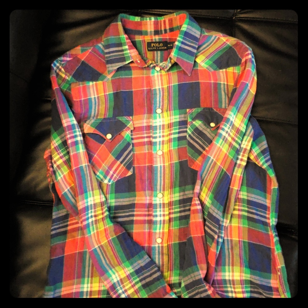 Polo Ralph Lauren l/s vintage button up flannel